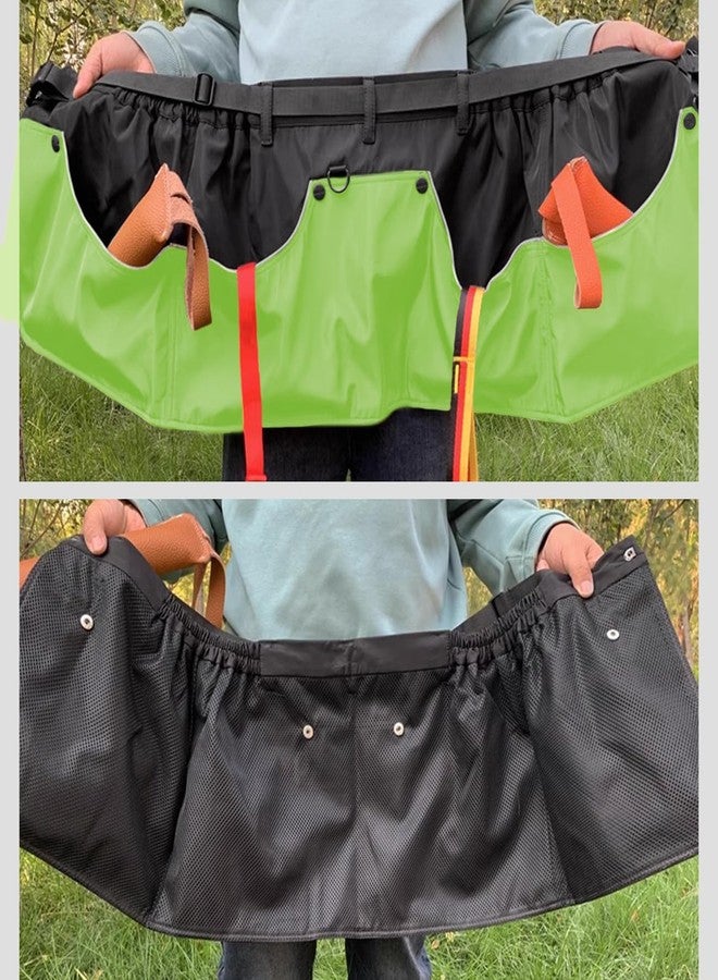 EHERDM Dog Trainer Apron with Multi Pockets and Waist Strap Adjustable Dog Training Pant Waterproof Dog Training Shorts Dog Handler Clothing for Outdoor Training Activities Black M - Image 5